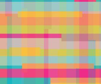 Bright Plaid Background Vector