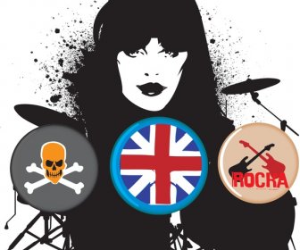 British Rocker Vector