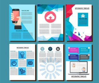 Brochure Design With Infographic Templates Illustration
