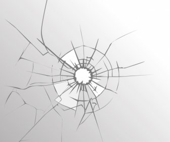 破碎的玻璃背景平面設計齶裂的圖示
