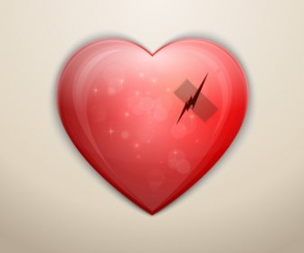 ícone De Coração Partido