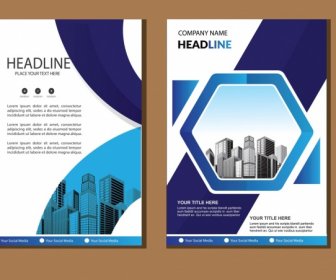 Business Abstract Vector Template Brochure Design Cover Modern Layout Annual Report Poster Flyer In A4 With Colorful Triangles Geometric Shapes For Tech Science Market With Light Background