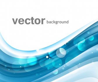 Business Blau Bunt Vektor Hintergrund Wave-design