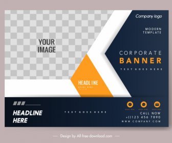 Business Card Template Elegant Modern Design Checkered Decor