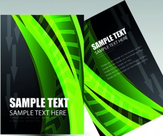 Business Cards And Brochure Covers Design Vector