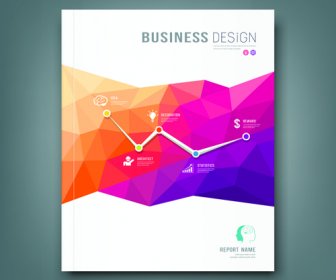 Business Cover Abstract Design Vector