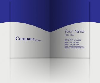Affaires Plier Le Modèle Professionnel Flyer Brochure Corporative Ou La Conception De Présentation De Carte