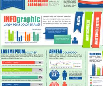 Geschäft Infografik Und Diagramm Vektor-Grafiken