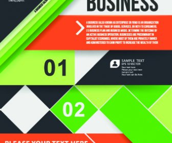 Geschäft Infografik Broschüre Abdeckung Vektor