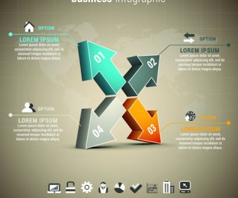 비즈니스 Infographic 크리에이 티브 Design58