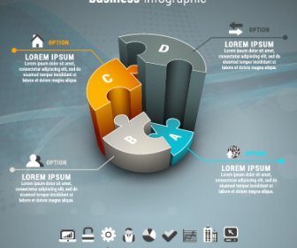 Geschäft Infografik Kreative Design76