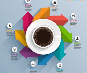 Бизнес инфографики творческого Design84