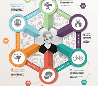 Geschäft Infografik Kreative Design93