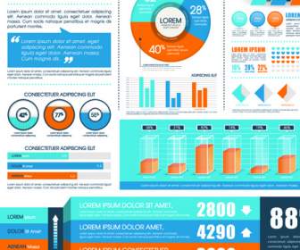 Geschäft Infografik Design Elemente Vektor