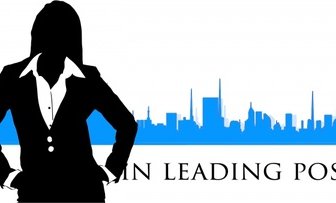 Businesswoman Silhouette Vector Illustration With City Background
