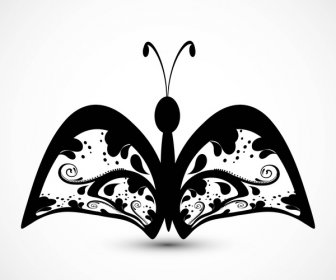 Motyl Style Artystyczne Wektora Tło