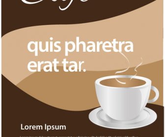 cafe leaflet design idea