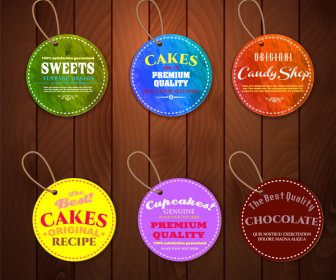 Cake Product Tags Label