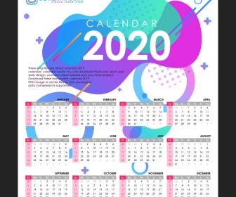 日曆 2020