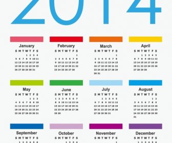 Calendar14 ベクトルグラフィック