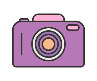 Camera Line Filled Icon
