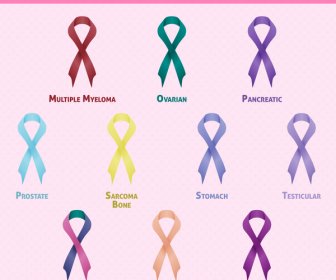 Cancer Awareness Ribbons