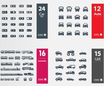 Car11 Auto11 Transport Icons Vector
