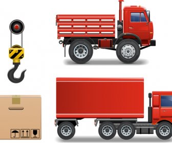 貨物輸送車両トラック機器