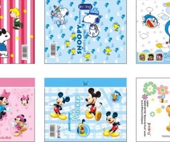 Cartoon Pencil Wrapping Paper