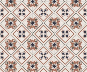 Ceramic Tile Pattern Flat Repeating Symmetry Classical Decor