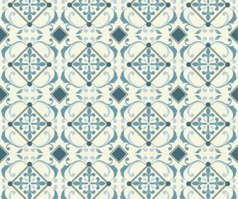 Padrão De Cerâmica Repetindo Simetria Elegante Design Clássico
