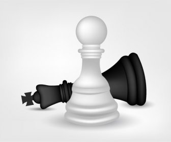 шахматная пешка и король