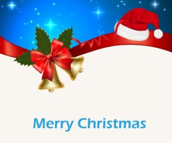 Christmas And New Year Vector Greeting Card