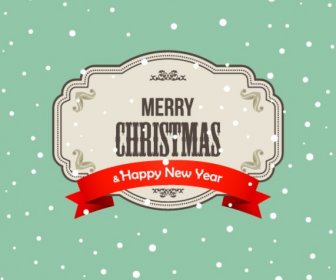 Christmas And New Year Vector Illustration