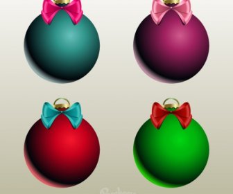 Рождественские шары набор