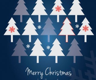 Weihnachtskarte Freie Vektorgrafik