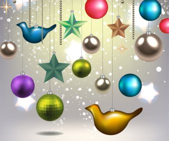 Weihnachts-Dekor-Element-Hintergrund