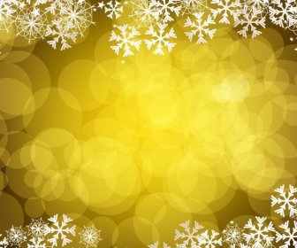 Christmas Golden Background Vector Graphic