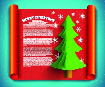 Noel Arka Plan Ile Noel Ağacı