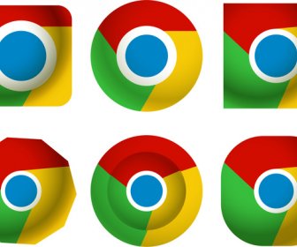 Chrome Gaya Desain Logo