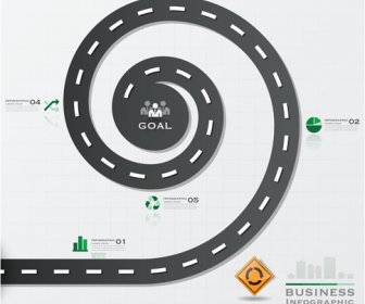 Kota Lalu Lintas Jalan Infographic Elemen Vektor