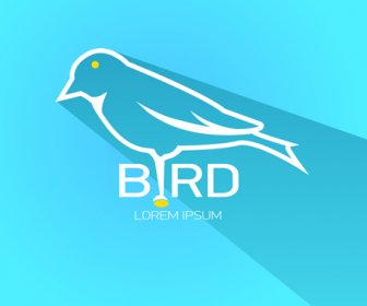 elemen desain klasik burung logo vektor