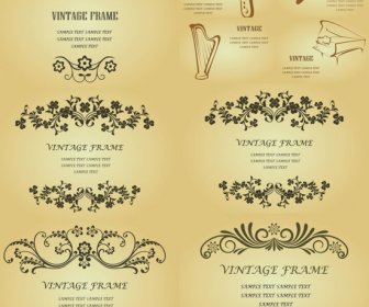 Classic Decorative Pattern Background Vector