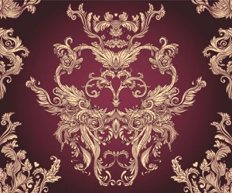 Classic Floral Pattern Vector