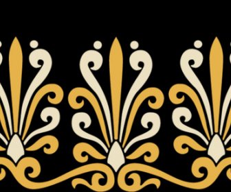 Classical Greek Style Ornaments Vector