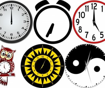 Conjunto De Diseño De Reloj
