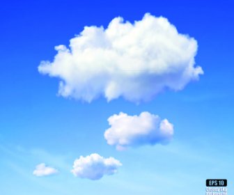 Wolken Vektor-Hintergründe