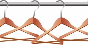 Coat Hangers On A Clothes Rail