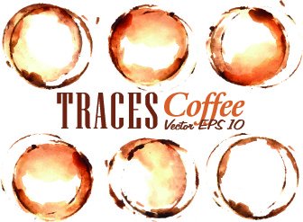 Coffee Drawn Elements Vector 2