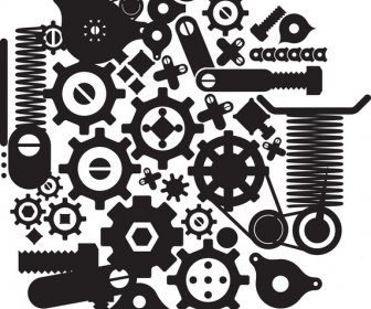 Cogs And Cranks Vector